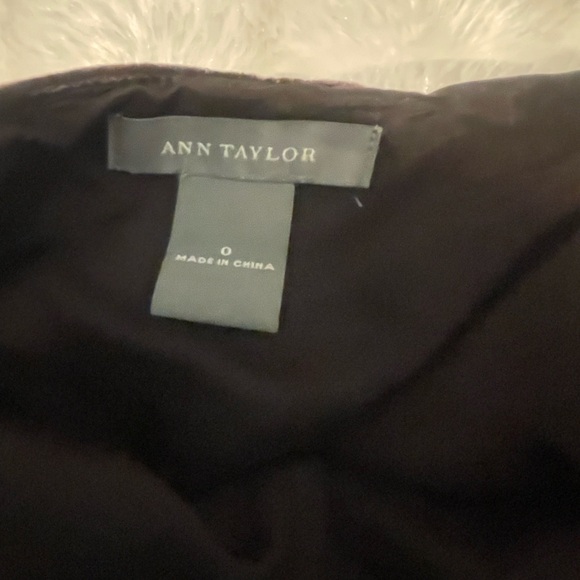 Ann Taylor wine color Velvet A-Line women’s Skirt - Picture 3 of 8